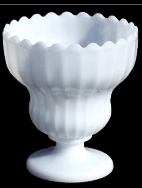 Vintage Other - Brody Milk Glass Pedestal Vase